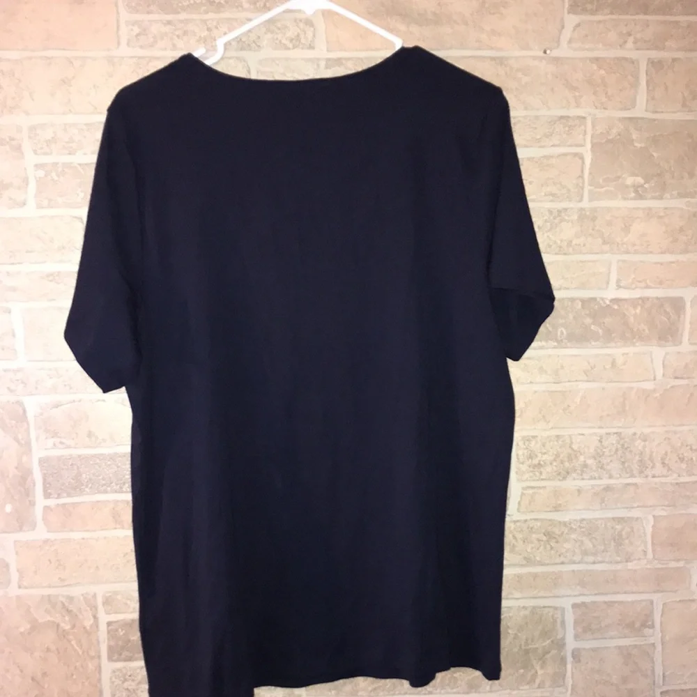 ✅Karen Scott Scoop Neck Short Sleeve Tee - Picture 6 of 7